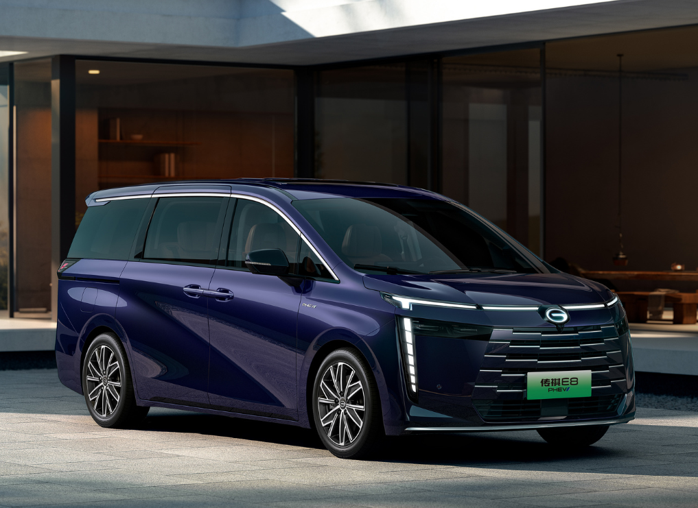 2023 Mpv Evขายร้อนคุณภาพสูงTrumpchi E8 PHEV Plug-in Hybridรถ 5 ประตู 7 ที่นั่งขนาดกลางGac MPVไฟฟ้ารถยนต์ผู้ผลิต