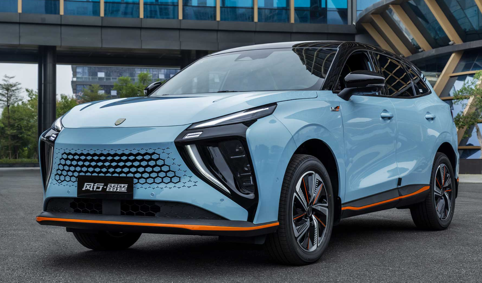 SUV ไฟฟ้าราคาถูก Dongfeng Forthing Fengxing THUNDER ใหม่พลังงานไฟฟ้ารถ EU การรับรอง EV รถยนต์ 2023 สำหรับขายผลิต