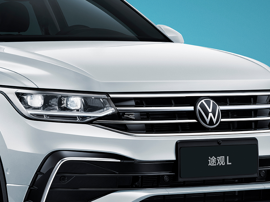 สำหรับ 2024 2023 ในสต็อกVW Volkswagen Tiguan Lรถเบนซิน 380TSLเค้าโครงขับเคลื่อนสี่ล้อSUVรถจีนรถSUVรถเบนซินรายละเอียดรถ