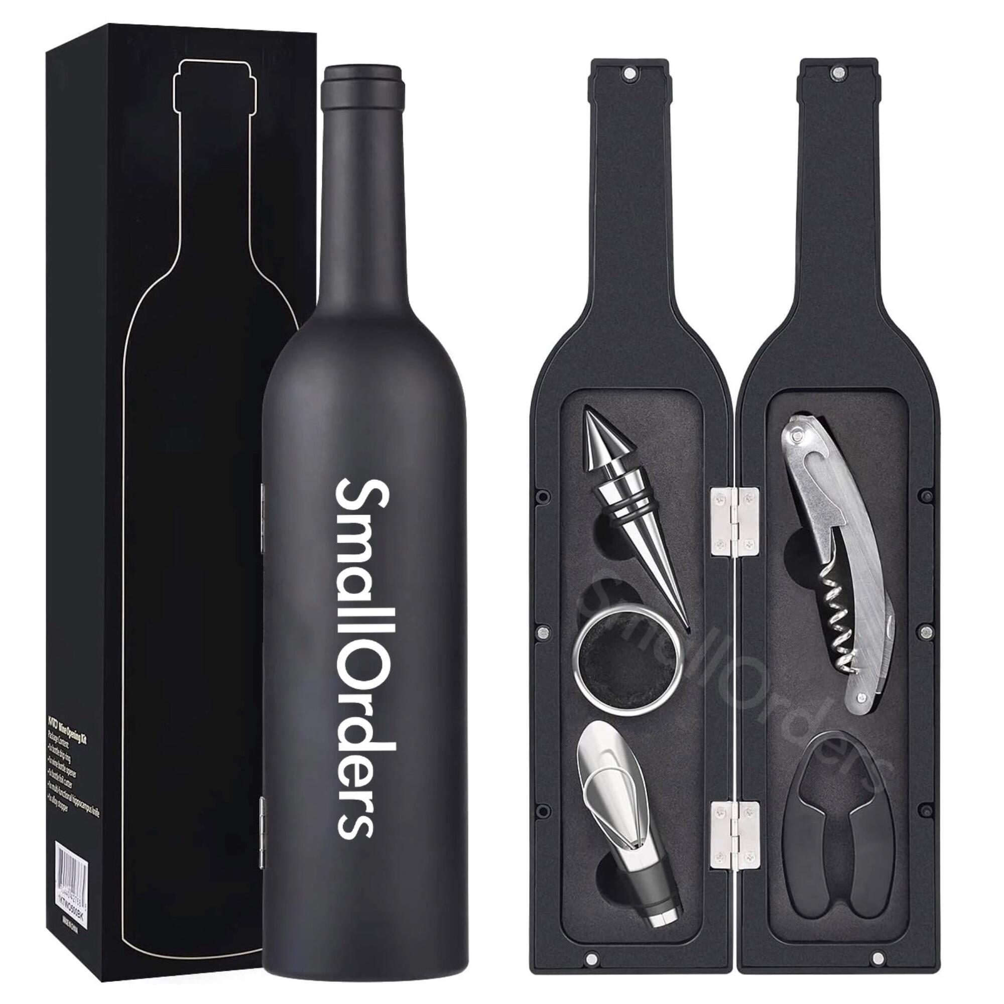 Multifunctional stainless steel Red wine opener five pcs in one set Bar Tools Bartender Gift Set in Box Creative Wine Tool Set