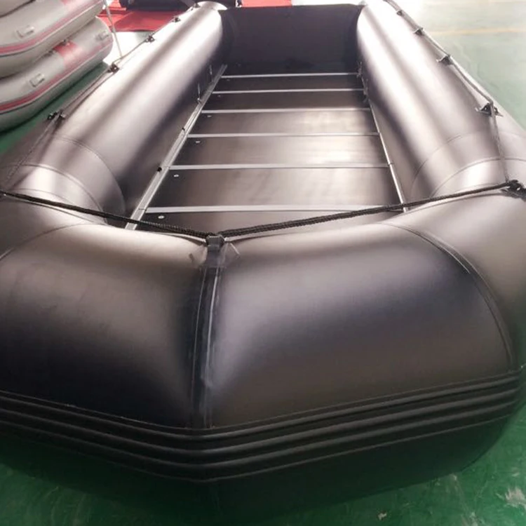 High Quality 7m Length New Schlauch boot Aluminum Air mat Floor Inflatable Folding Rubber Boat supplier