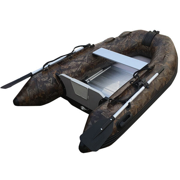 قارب مطاطي موثوق به مع مجداف للمغامرات في الهواء الطلق