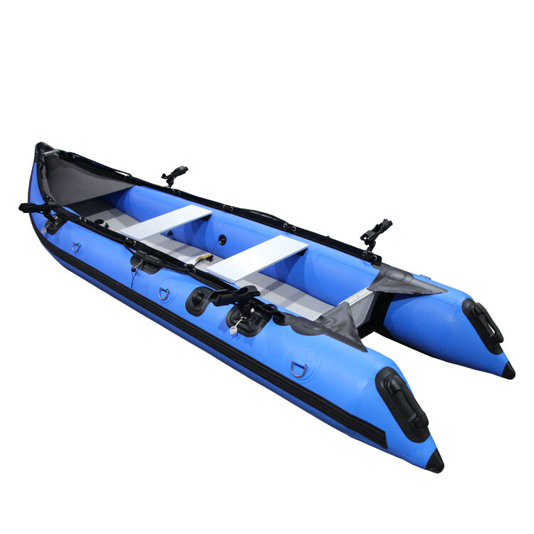 370cm Persons Pedal Canoe Kayak Boat Safety Easy to Carry pvc rowing boats details