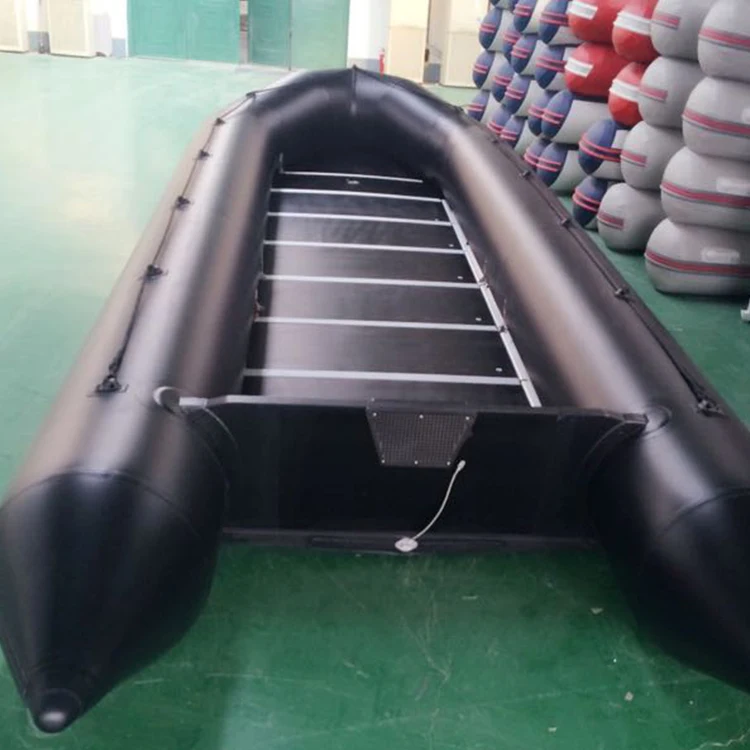 High Quality 7m Length New Schlauch boot Aluminum Air mat Floor Inflatable Folding Rubber Boat manufacture