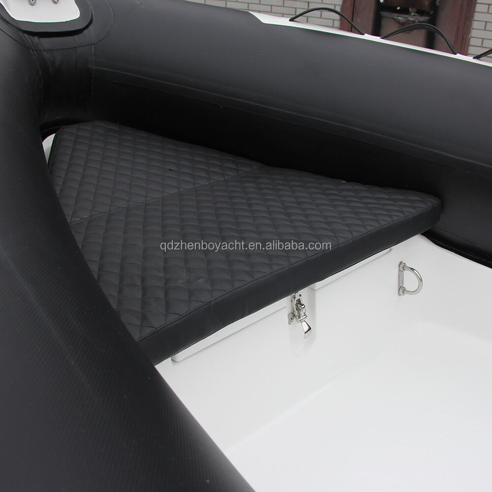 Zhenbo Fiberglass/aluminum boat botes inflatables pvc RIB-480A details