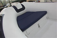 CE 13ft 3.9M Hypalon Fiberglass Hull RIB Boat Fishing Boats Ships Inflatable RIB-390 Boat for the ocean with motor factory