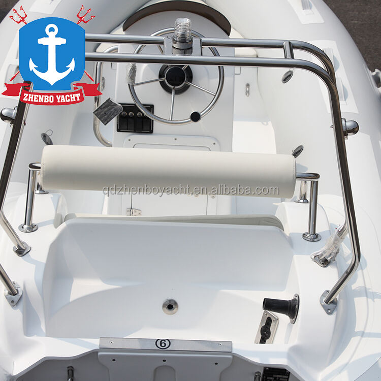 2023 hot sale 13ft 3.9m 7 persons high speed fiberglass rib boat supplier