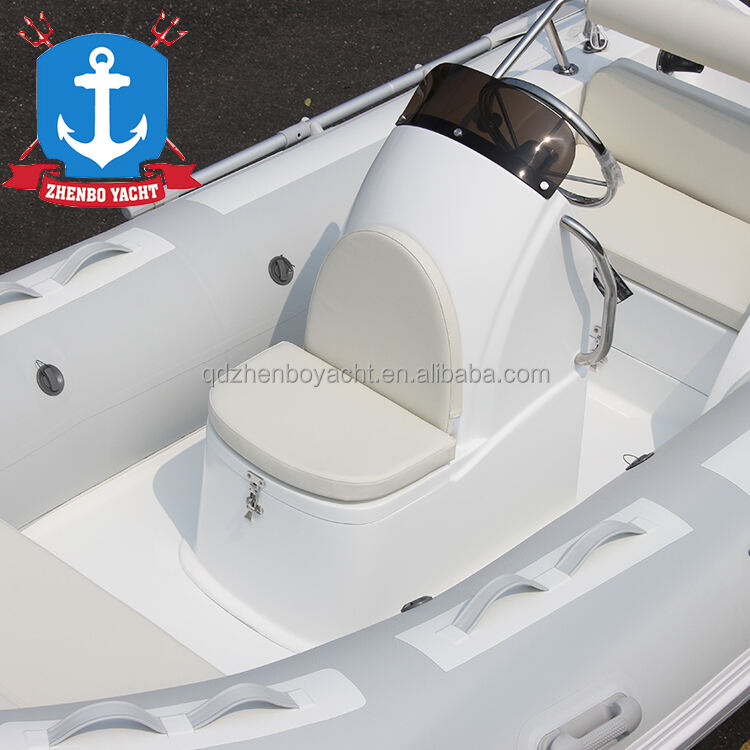 2023 hot sale 13ft 3.9m 7 persons high speed fiberglass rib boat manufacture