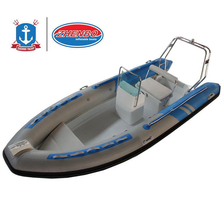 Ce Appro Luxury Deep V Orca Steering Console 16 Ft Hypalon Rigid Inflatable 16ft Rib Boat 480 With Motor factory