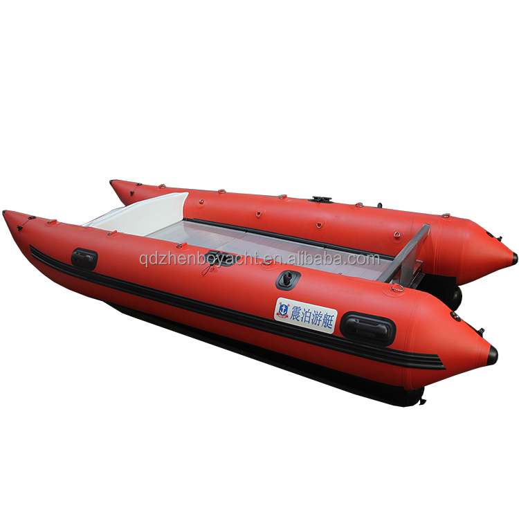 410CM inflatable catamaran inflatable boat fishing boat details