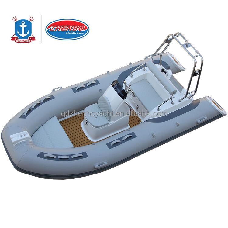 2023 Year Rescued Fishing Rowing Rib 390 Fiberglass Inflatable Boat With Outboard supplier