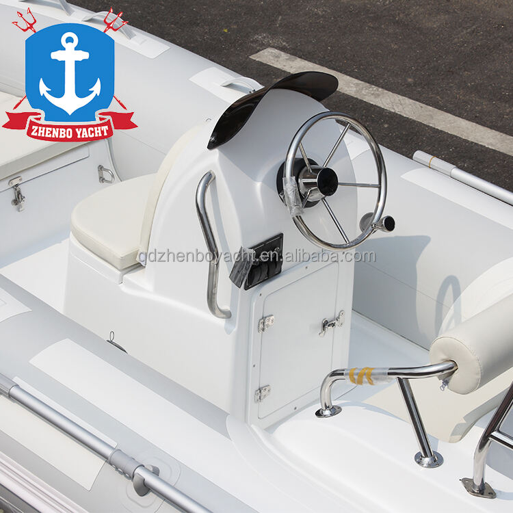 2023 hot sale 13ft 3.9m 7 persons high speed fiberglass rib boat manufacture