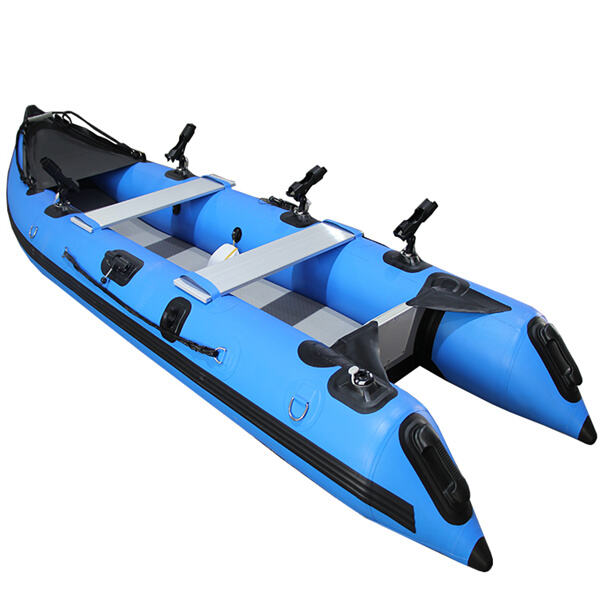 Kayak inflable con motor