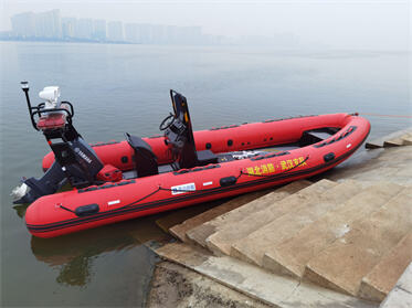 CE Rigid Fiberglass Hull 13ft RIB 390 Boat Hypalon/PVC Inflatable RIB Boat for fishing with yamaha engine supplier