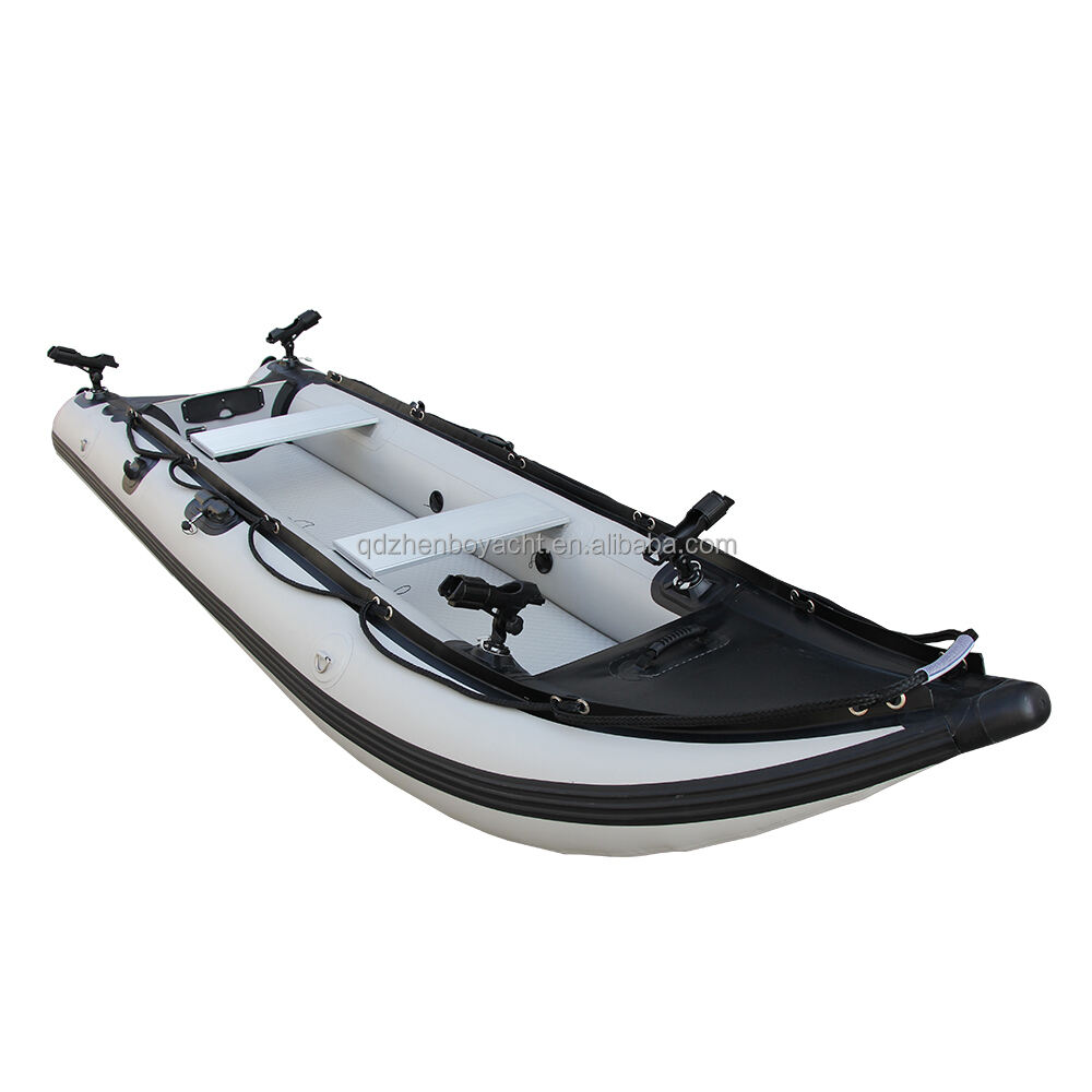 Zhenbo inflatable fishing kayak 370 kaboat inflatable 12ft ZBK-370 fishing boats details