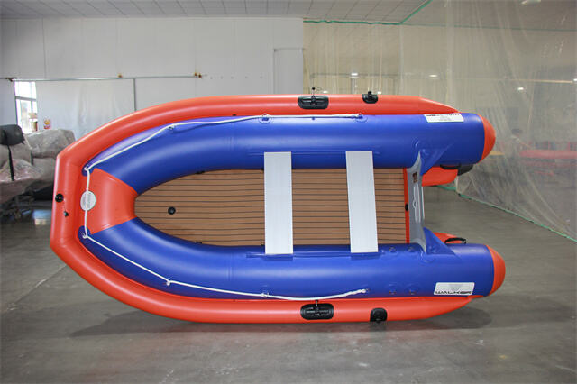 6 persons Folding PVC or Hypalon Patrol Boat Inflatable Rubber Fishing 330 360 380 Boat for rescue with aluminium floor factory