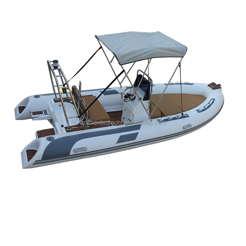 4.8m Rib Boat With Outboard Motor Rib-480 With CE Certificate Inflatable Boat details