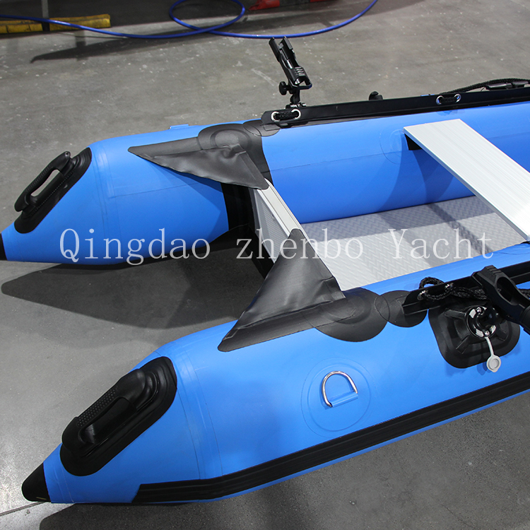 370cm Persons Pedal Canoe Kayak Boat Safety Easy to Carry pvc rowing boats manufacture