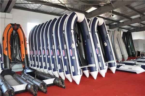 High-end fiberglass hull boat  tube inflatable boat  fishing boats inflatable RIB-340C manufacture