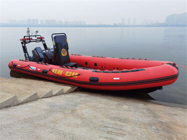 Chinese Factory Price 32ft RIB 960 Semi Rigid Fiberglass Hull Foldable Hypalon Inflatable Luxury RIB Boat factory