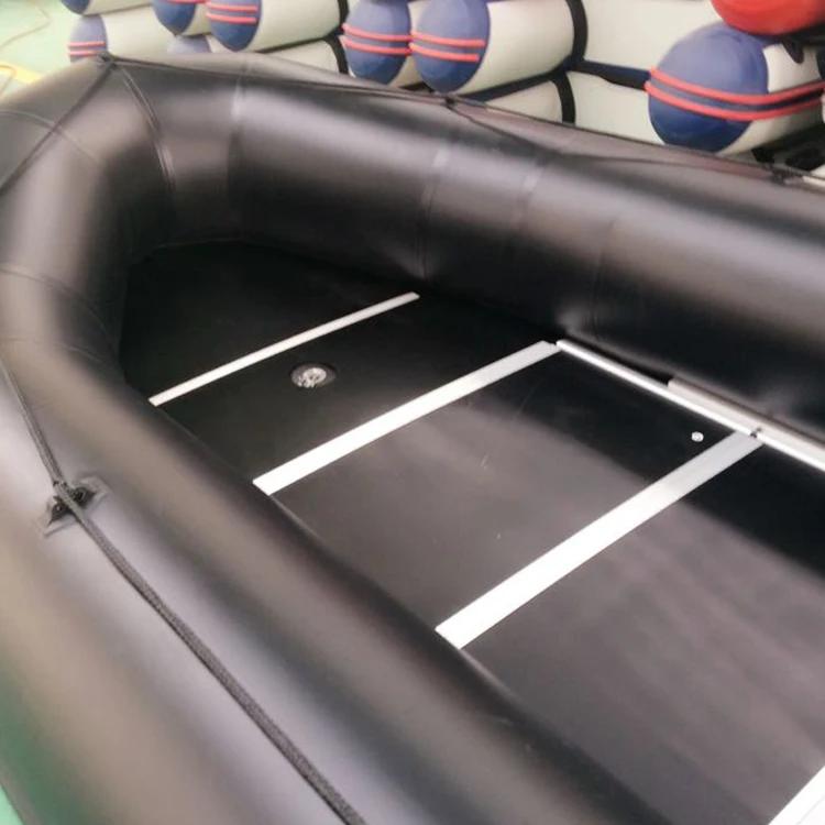 High Quality 7m Length New Schlauch boot Aluminum Air mat Floor Inflatable Folding Rubber Boat supplier