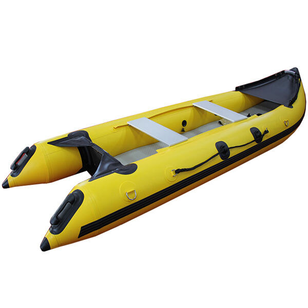 قوارب كاياك قدمية قابلة للنفخ مريحة ومرنة للاستخدام لساعات طويلة من الاستمتاع