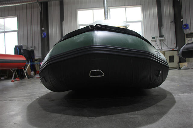 High Quality 13ft 380cm Foldable Rubber Boat Inflatable Rowing Sport Boats for fishing with engine supplier