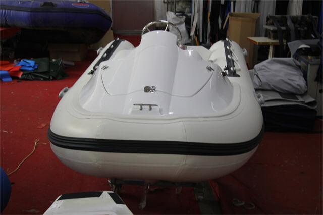 Factory Direct Sale PVC hypalon  Popular inflatable jet speed fiberglass boat supplier