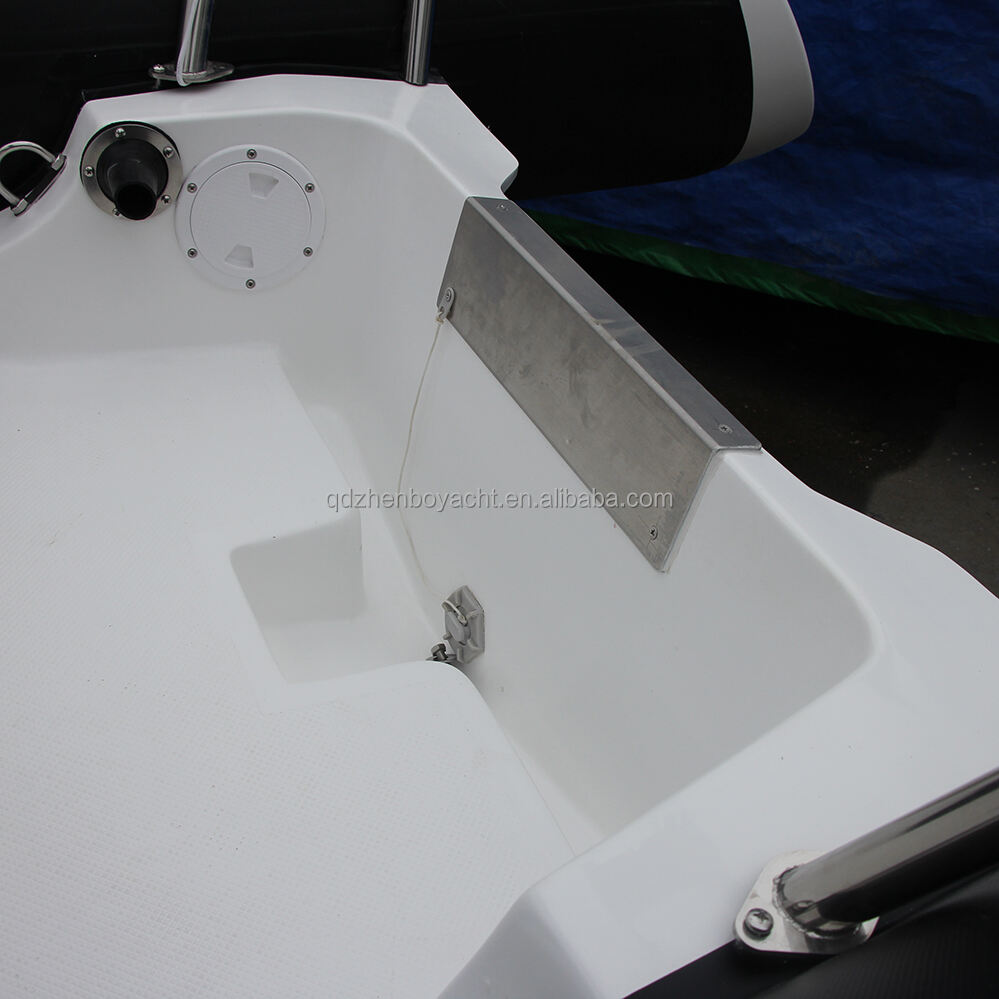 Zhenbo Fiberglass/aluminum boat botes inflatables pvc RIB-480A manufacture