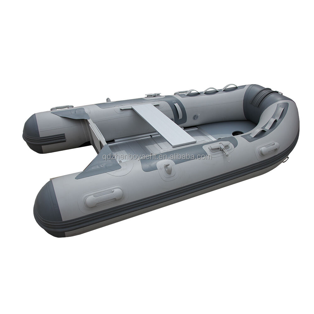 Customized Logo PVC/HYPALON Zodiac 2-3 person  Inflatable ZB-250 PVC Boats with Aluminium Floor details