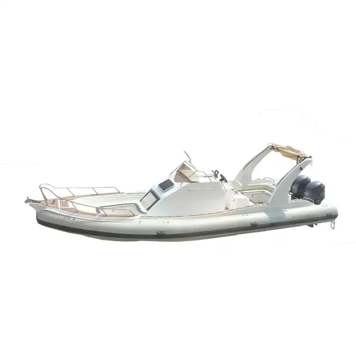 China manufacture supply  Luxury Party 31.5ft Rib Boat 9.6m Hypalon Fiberglass Rib Boat with outboard engine supplier