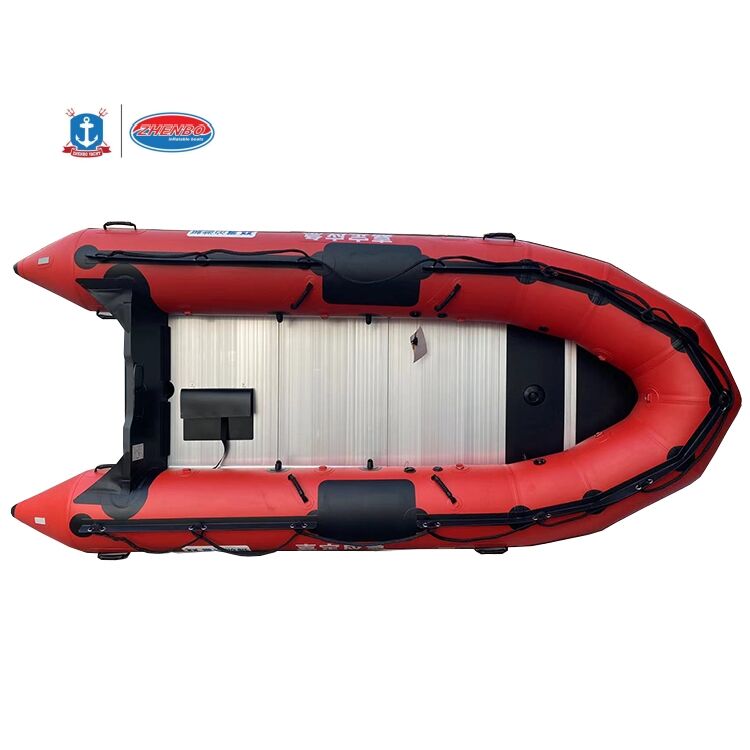 6 persons Folding PVC or Hypalon Patrol Boat Inflatable Rubber Fishing 330 360 380 Boat for rescue with aluminium floor supplier