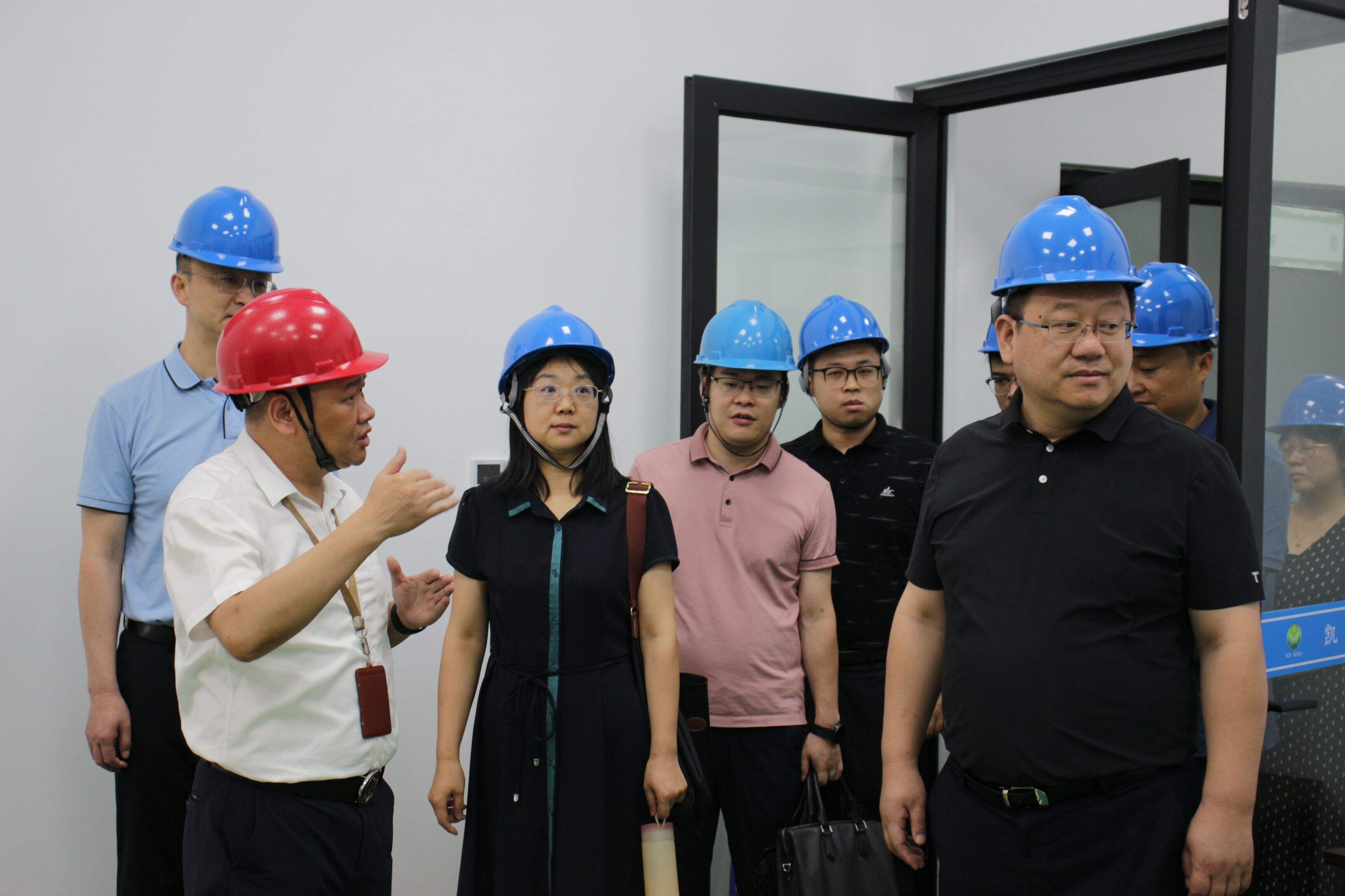 Director Xiao of the Zhenjiang Municipal Science and Technology Bureau, Director Cai of the Danyang Municipal Science and Technology Bureau and leaders of the Party Committee of Lvcheng Town Government came to give guidance on July 13