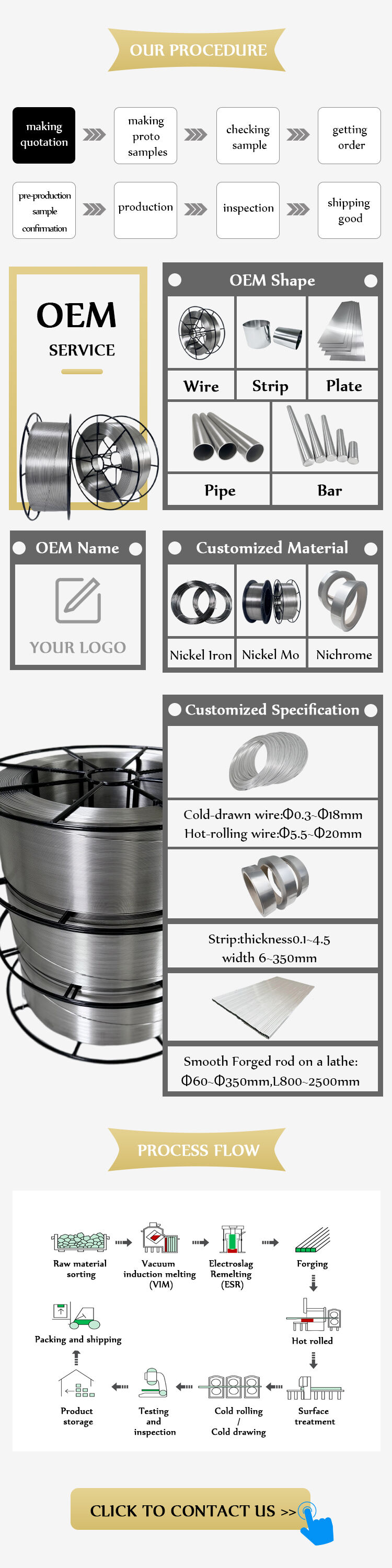 Corrosion resistance 10mm 20mm 30mm Hastelloy C-276 Hastelloy C276 Round Bar Bar pure nickel factory