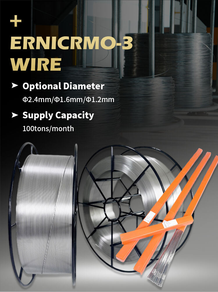 ERNiCrMO-10 Welding Wire nichrome nickel wire 0.025 mm Support online watch factory details