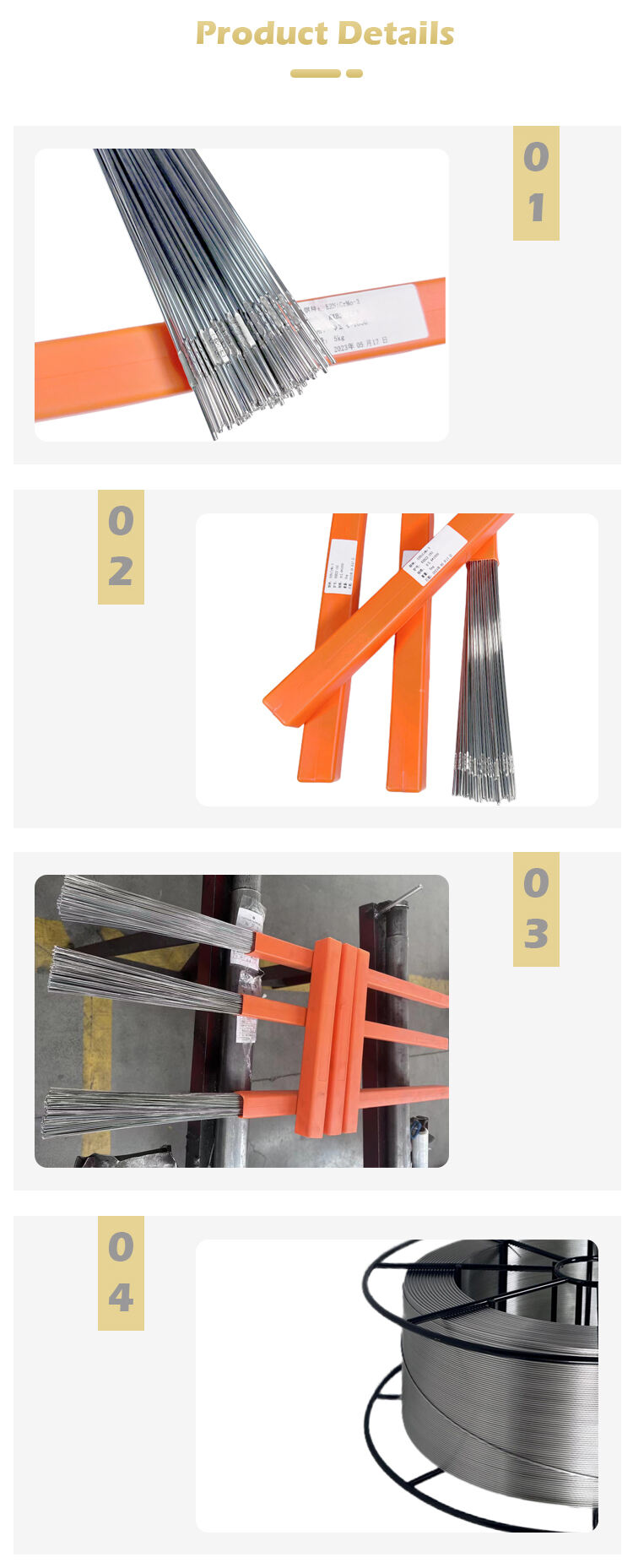 ERNiCrMO-10 Welding Wire nichrome nickel wire 0.025 mm Support online watch factory supplier