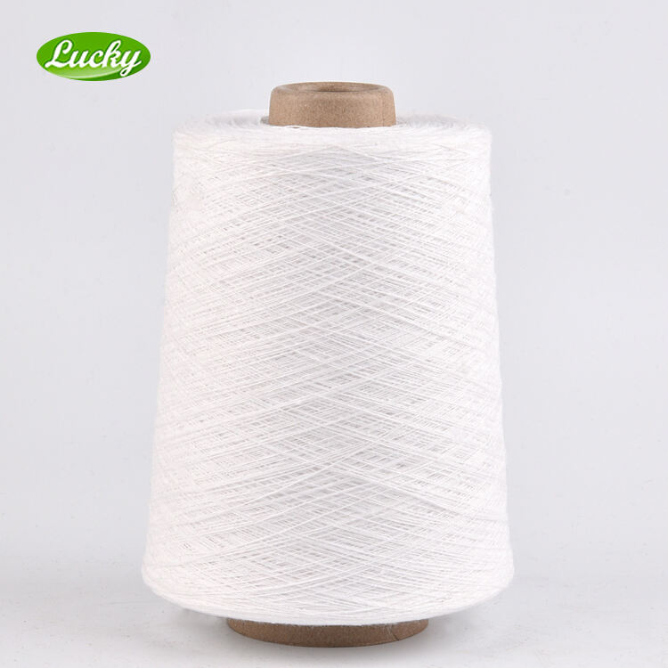 GRS recycled 21S sock yarn regenerated recycled yarn  for sock knitting cotton polyester oe blended yarn supplier