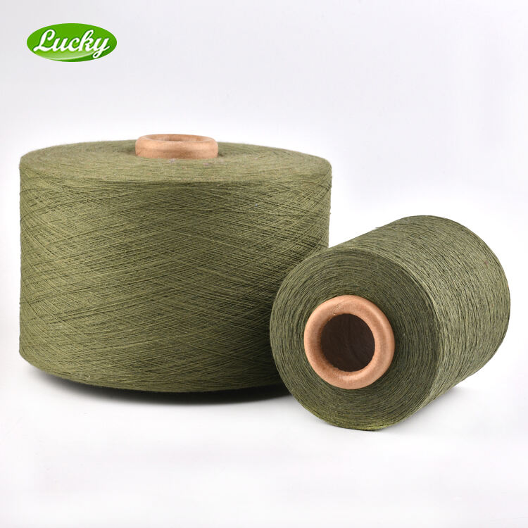 12/1 20/1 30/1 Carded Polyester Cotton Blended Regenerated Yarn Color Recycled Towel Cotton Yarn for Weaving supplier