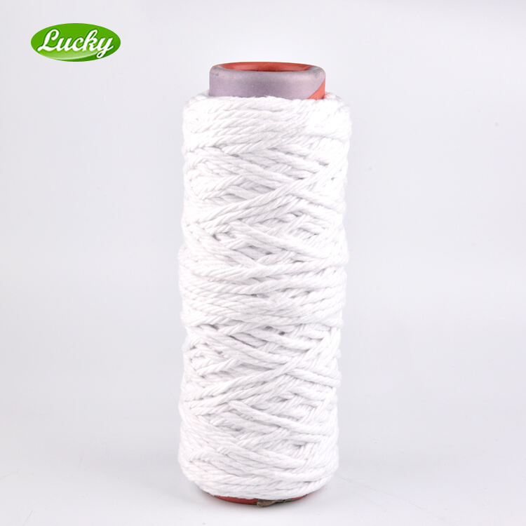 Cheap price white regenerated cotton yarn mops NE 0.7S/1 thick cotton thread for mop factory