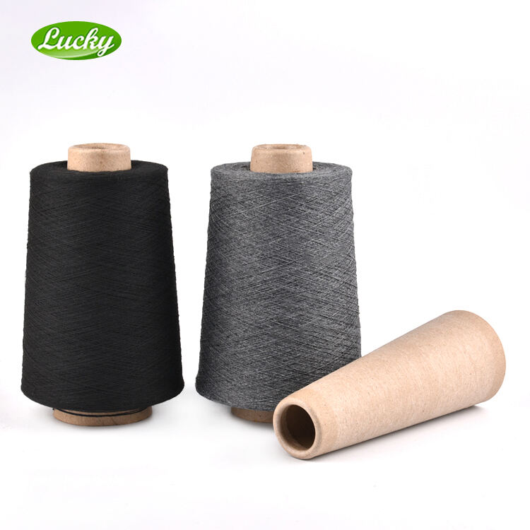 NE6/1 -NE30S recycled/regenerated cotton/polyester blended yarn details