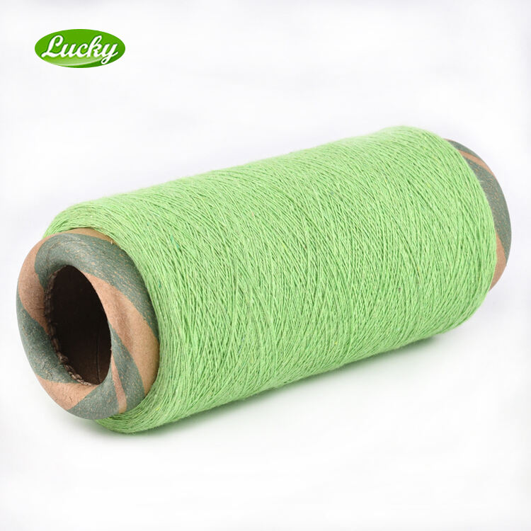 Cheap price light green twist cotton weaving yarn NE 4S weaving yarn for brazil market factory