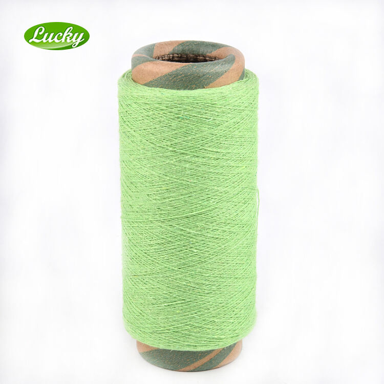 Cheap price light green twist cotton weaving yarn NE 4S weaving yarn for brazil market supplier