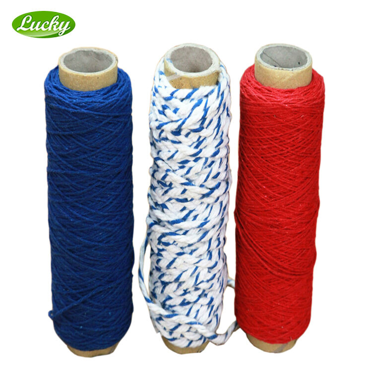 50/50 cotton polyester blended yarn for knitting mop recycled yarn with factory price factory