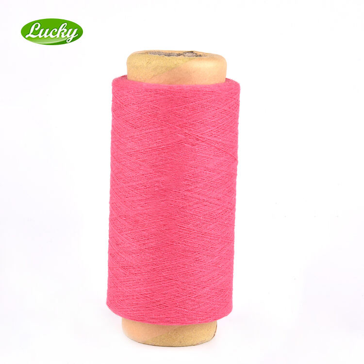 Recycled cotton and polyester blended cotton yarn NE81 for weaving  supplier