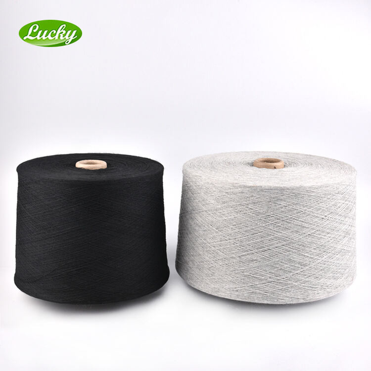 Recycled T shirt yarn open end poly cotton yarn 20/1 factory