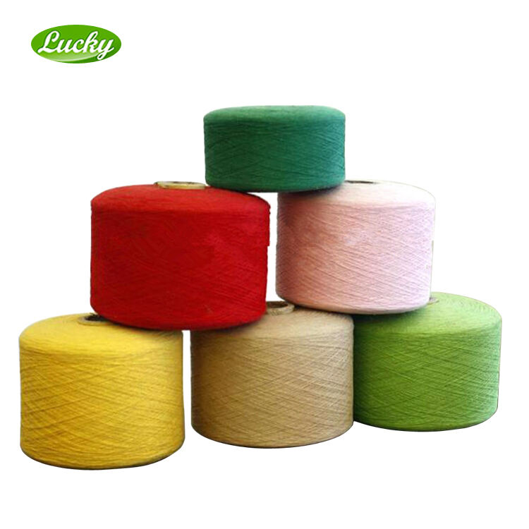 12/1 20/1 30/1 Carded Polyester Cotton Blended Regenerated Yarn Color Recycled Towel Cotton Yarn for Weaving supplier