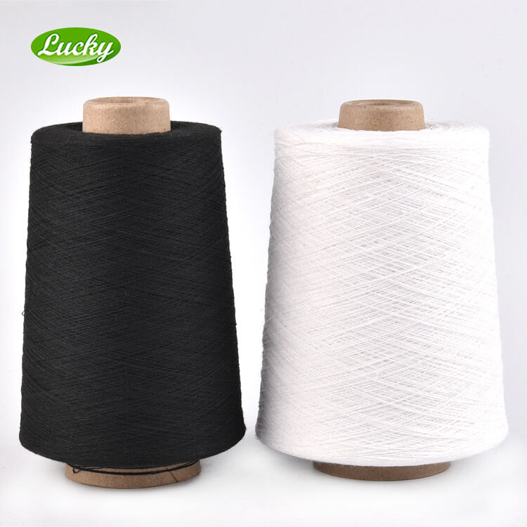 NE6/1 -NE30S recycled/regenerated cotton/polyester blended yarn manufacture