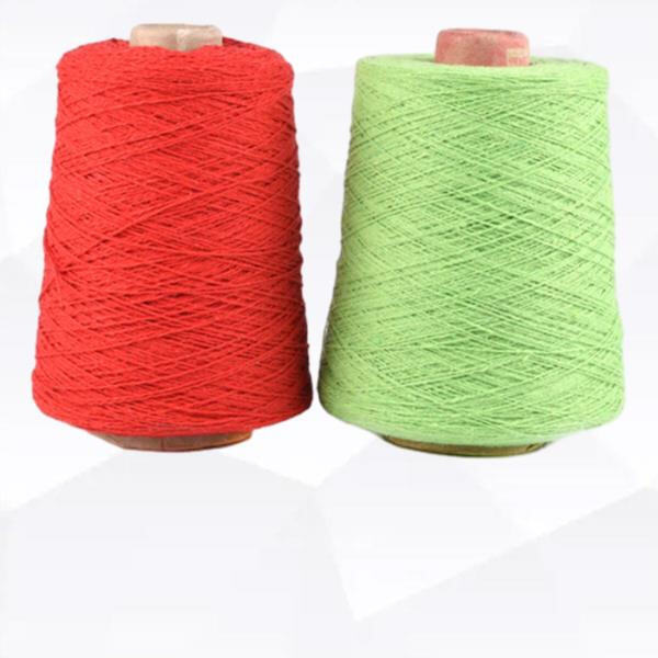 Make a statement with handmade socks using dyed cotton yarn
