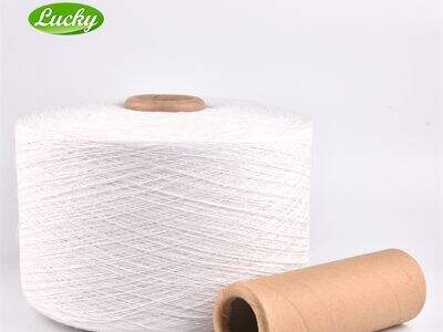 노동용 장갑용 NE6/1 원사 흰색 원단