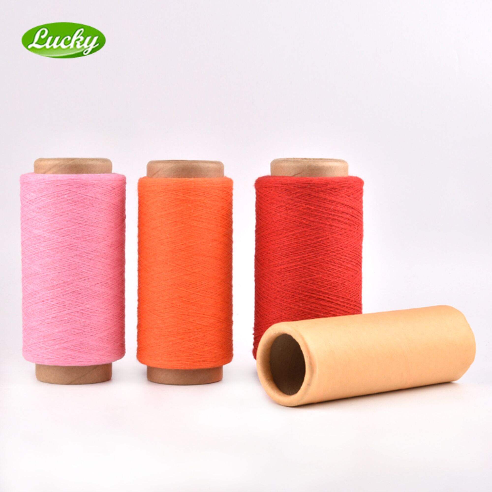 12/1 20/1 30/1 Carded Polyester Cotton Blended Regenerated Yarn Color Recycled Towel Cotton Yarn for Weaving